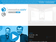 Tablet Screenshot of messebausiehr.de